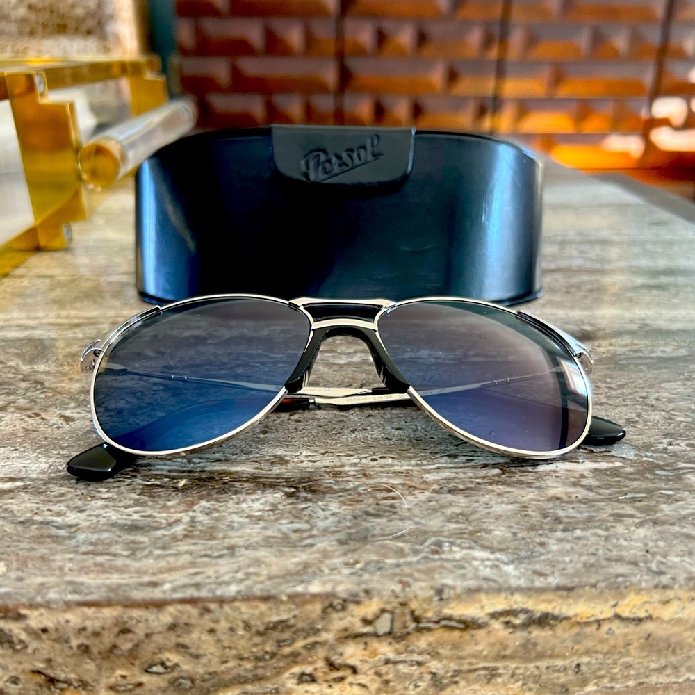 New Persol Aviators with hard case